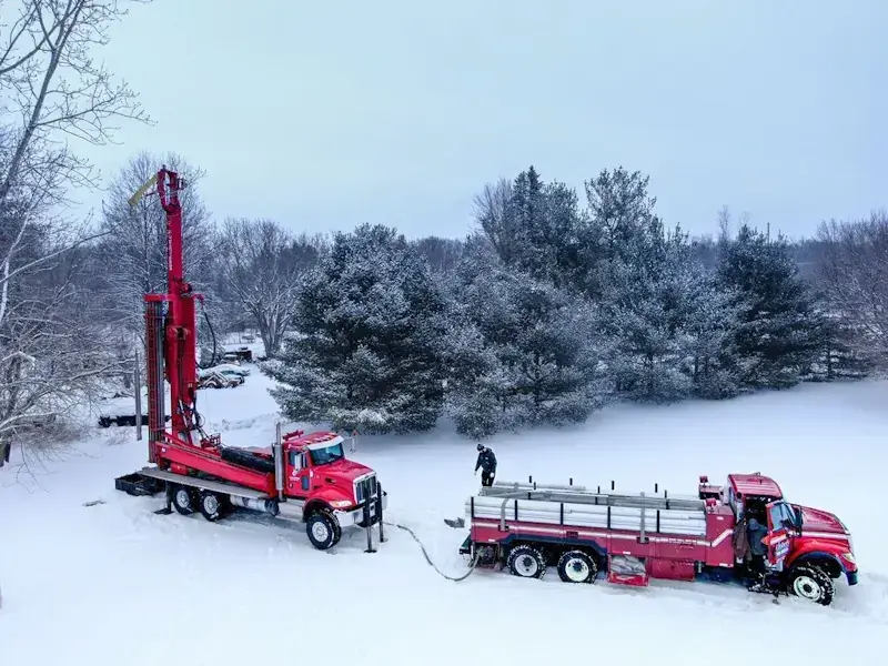 Well digging costs increase dramatically during winter weather conditions in Alaska