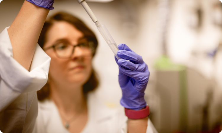 Water testing samples being analyzed for contaminants including arsenic nitrates and bacteria from Alaska private well